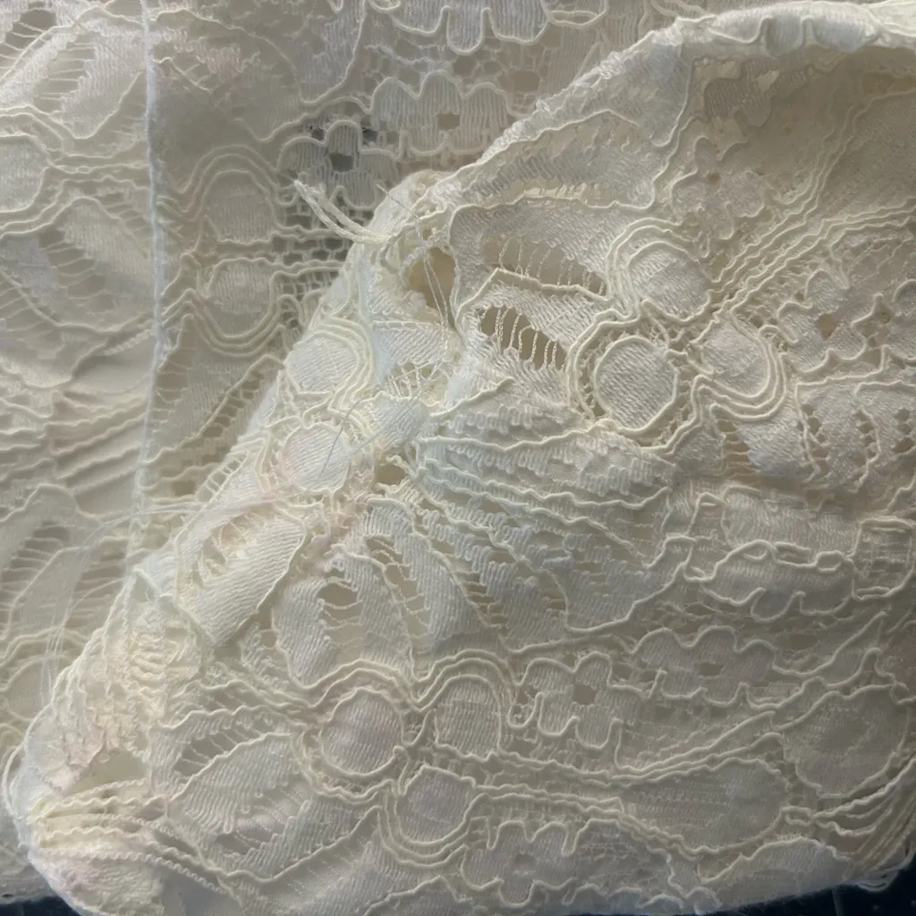 Preston & York White Lace Mini Dress - Image 8