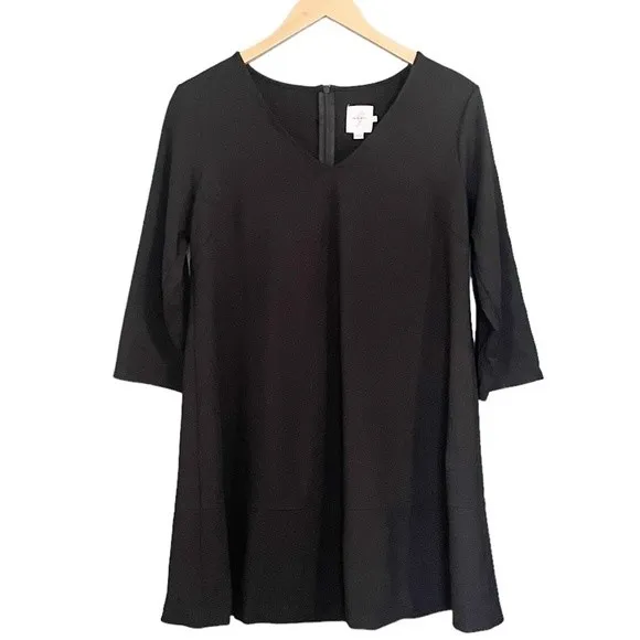 The Nines By Hatch Maternity Dress Black V - Image 3