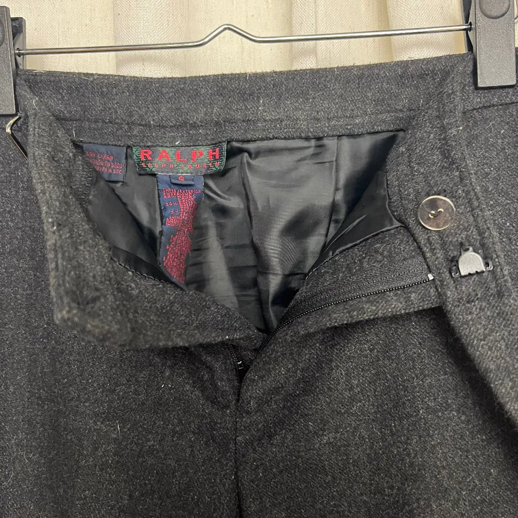 Ralph Lauren Grey Wool Straight Leg Dress Pants Womens Size 6 - Image 5