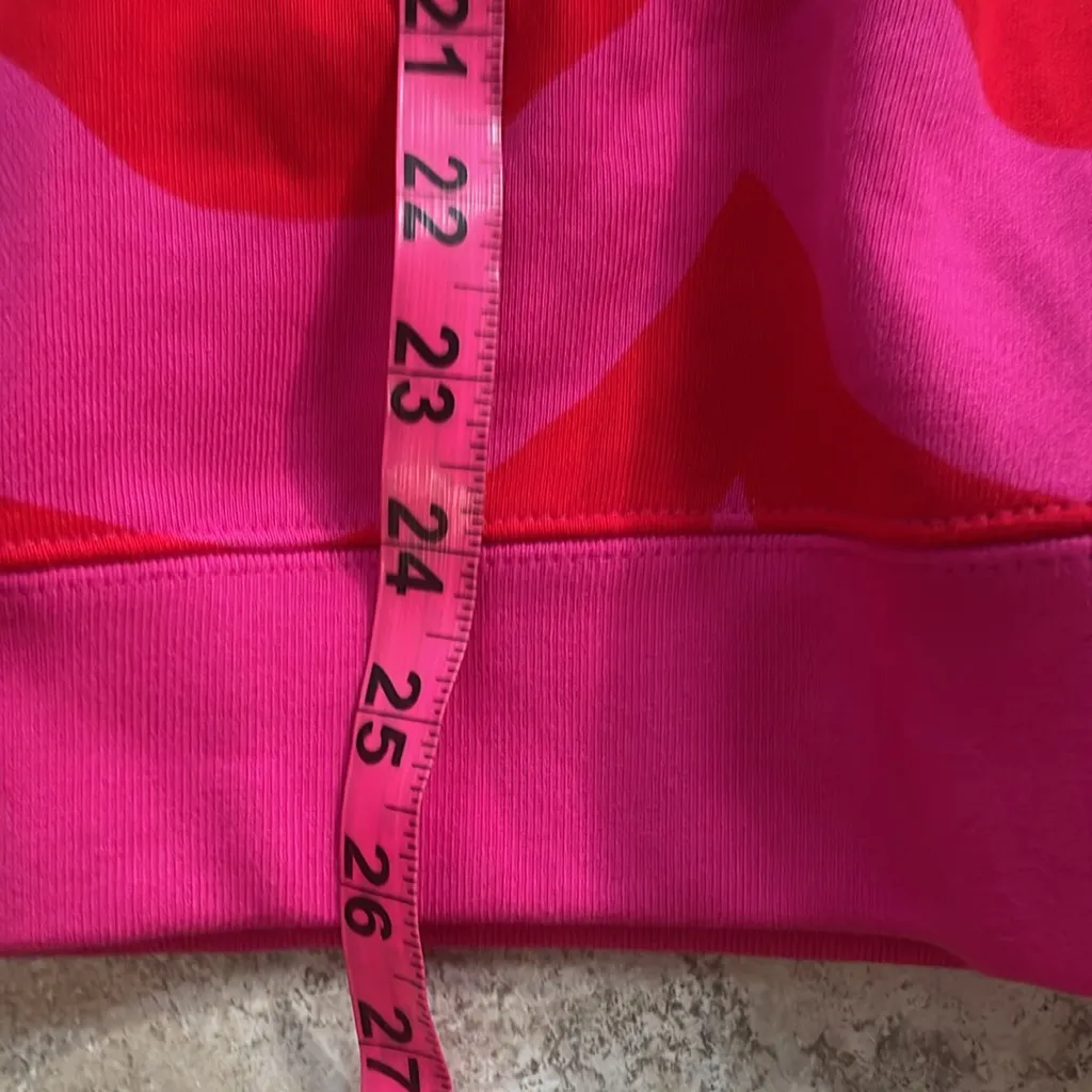 Adidas Women's Originals X Marimekko Hoodie In Vivid Red/team Real Magenta Red Size XS - Image 14