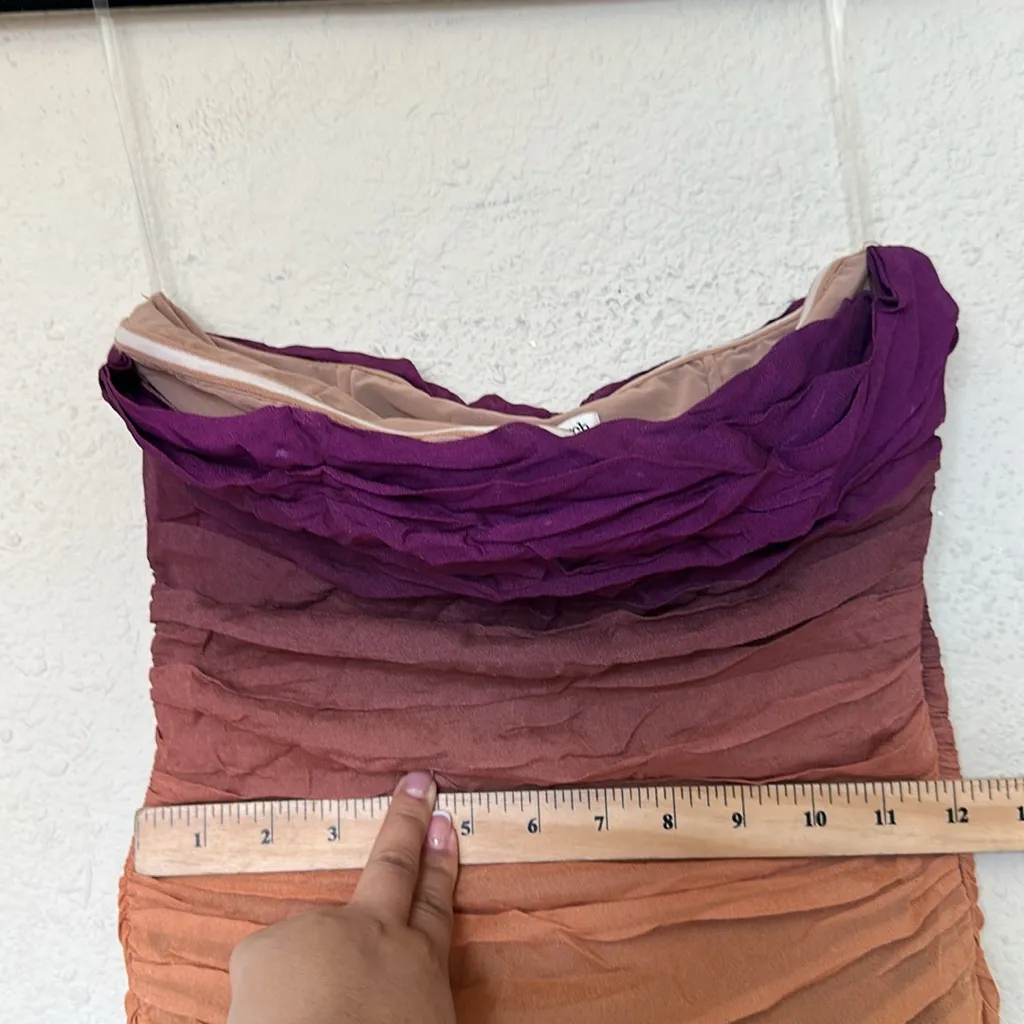 House of CB Sofie Mesh‎ Ombre Mini Dress Size M NWOT - Image 6