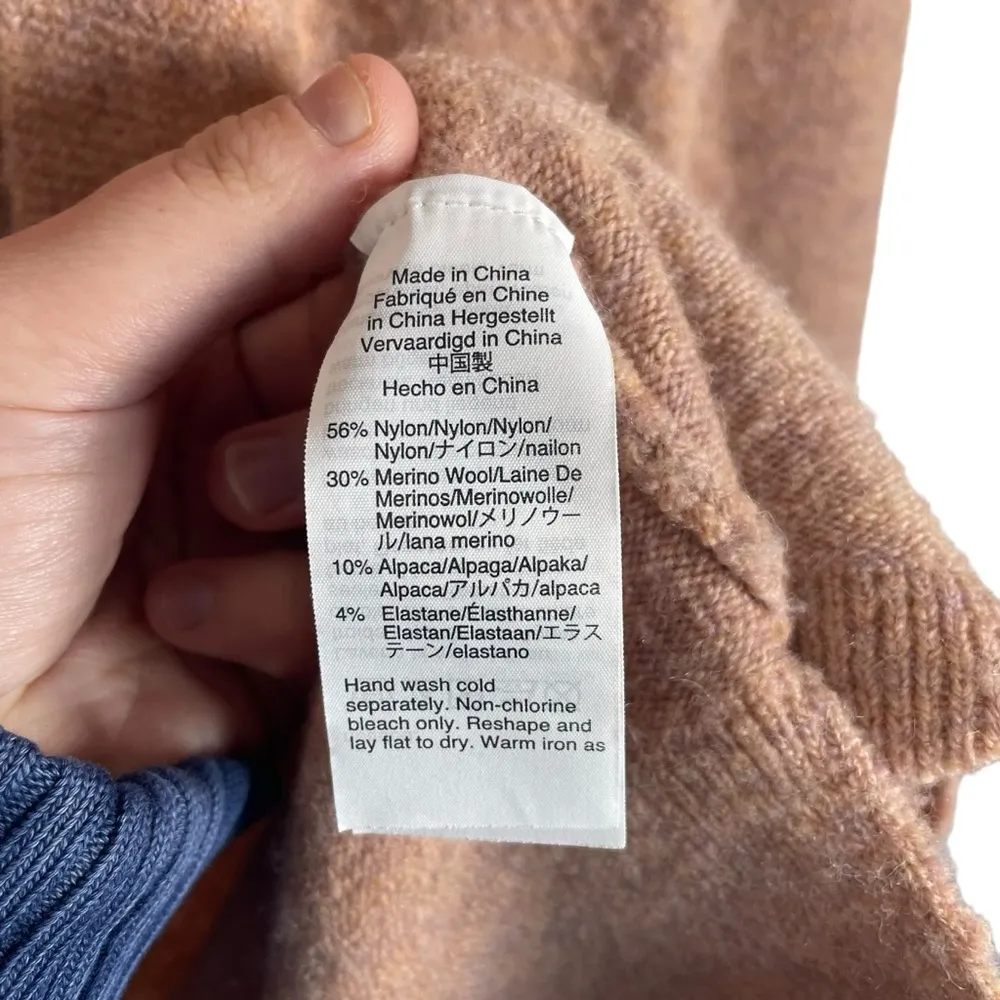 Madewell Kent Knit Cardigan in Coziest Yarn Heather Carnation Size XS - Image 10