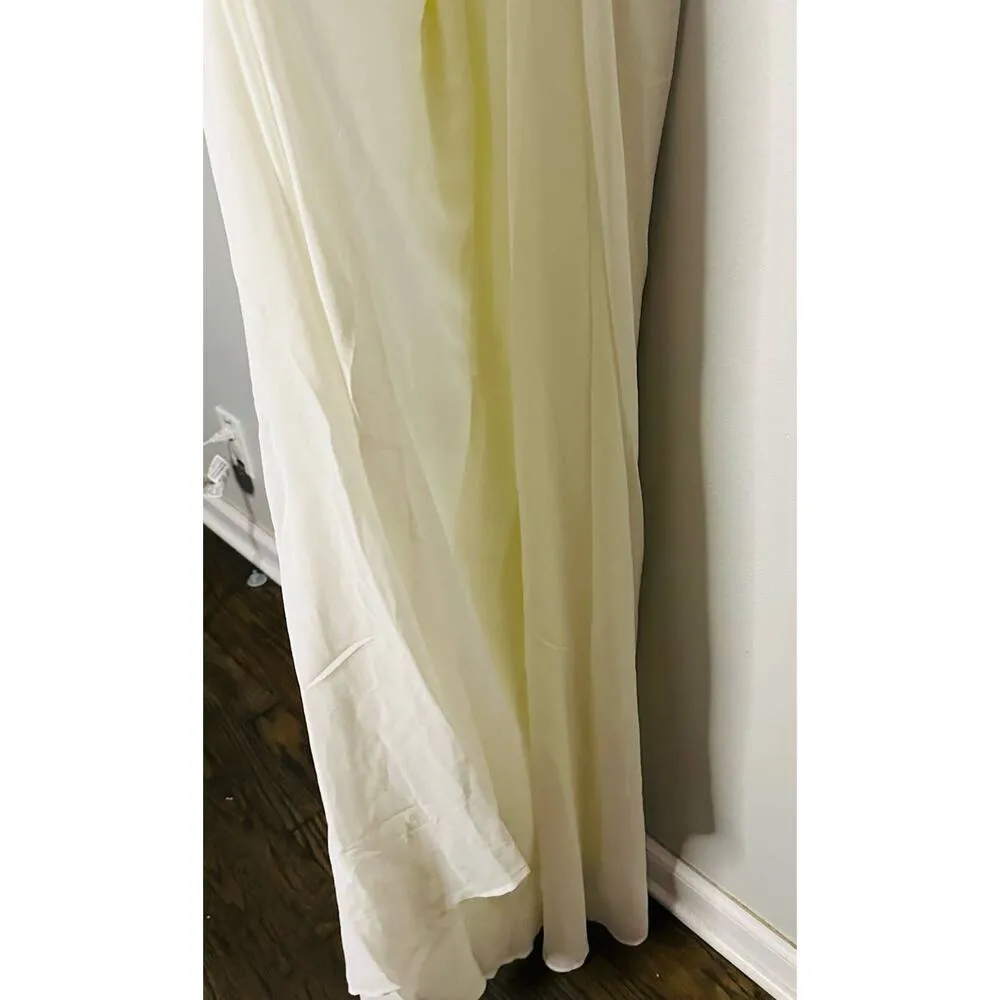 NWT Show Me Your Mumu Amanda Wedding Cake Chiffon Maxi Dress Size Medium - Image 12