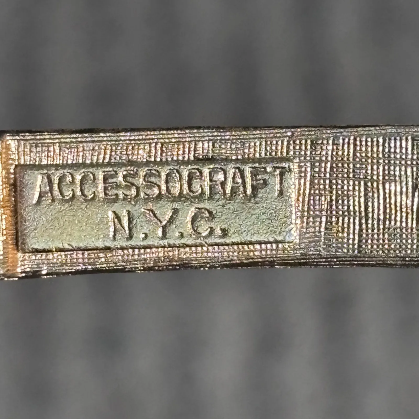 Vintage Accessocraft NYC Gold Tone Skinny Snake Chain Metal Waist Belt Accessory - Image 5