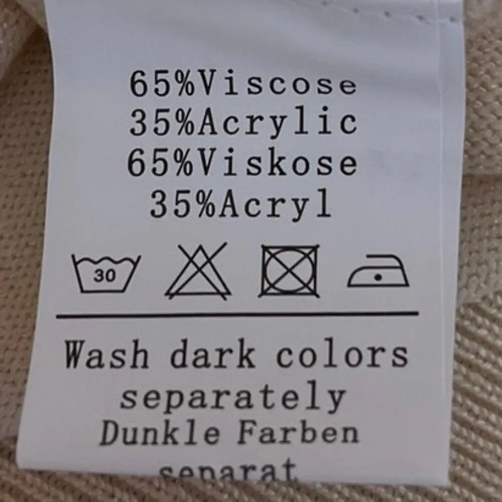 Grace Karin Cream Acrylic Blend Short Sleeve Button Up Cardigan Sweater Size 2XL - Image 4