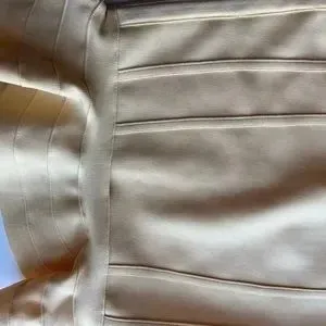 Yellow bustier dress  - Image 4