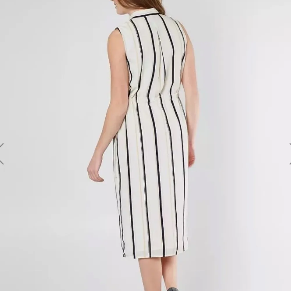 Buckle the room Striped Dress cream and black size small NWT western sum… - Image 3