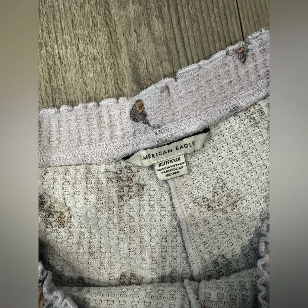 AMERICAN EAGLE Charming Butterfly Print Loungewear Set pajama - Image 9