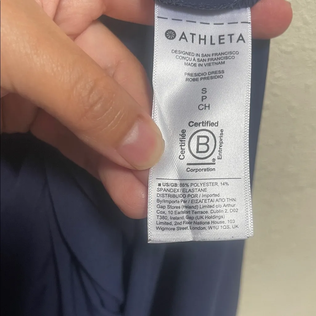 Athleta  Midnight Blue High-Low Dress - Image 8