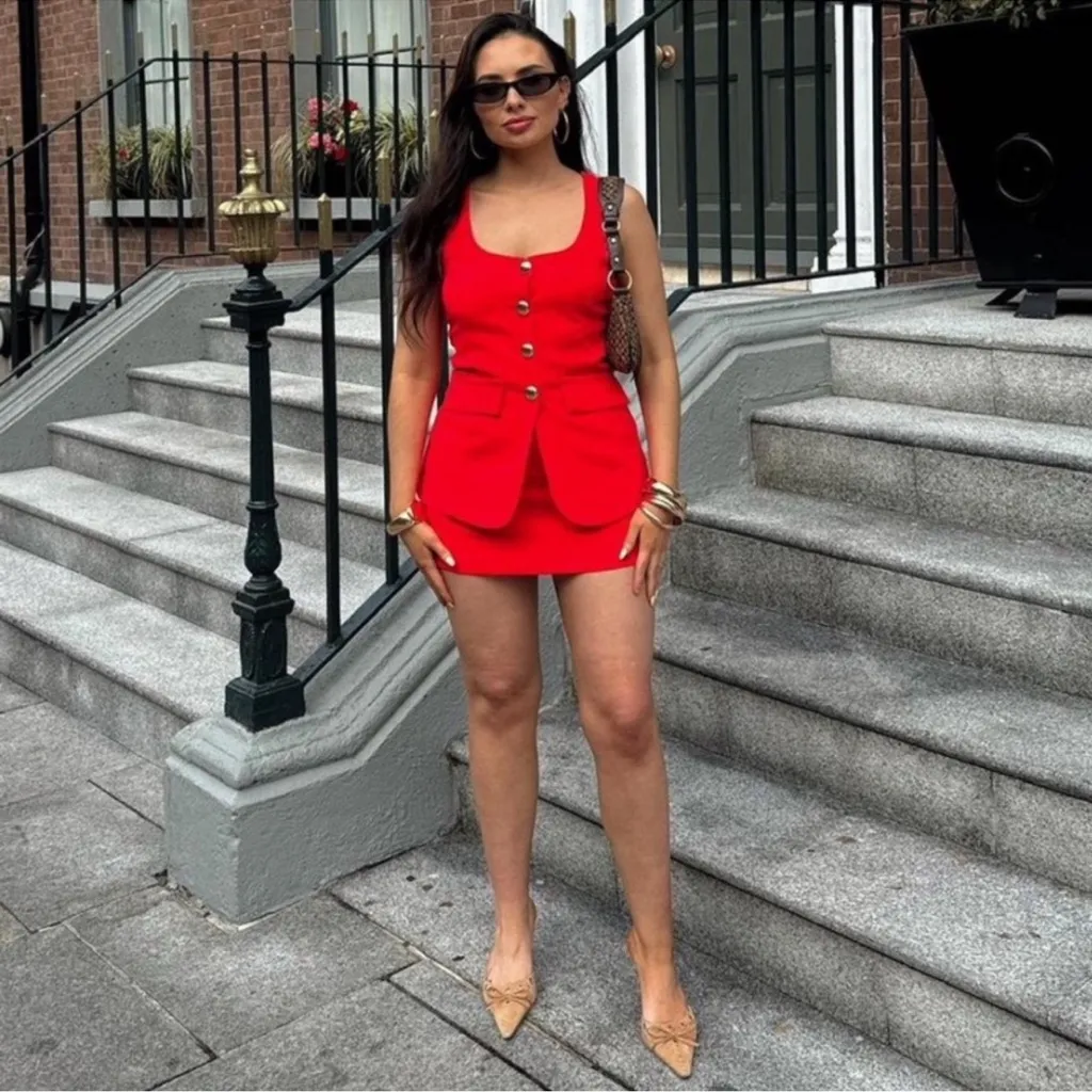 NEW Amanda Uprichard Kya Vest Sleeveless Romper Minidress sz M - Image 4