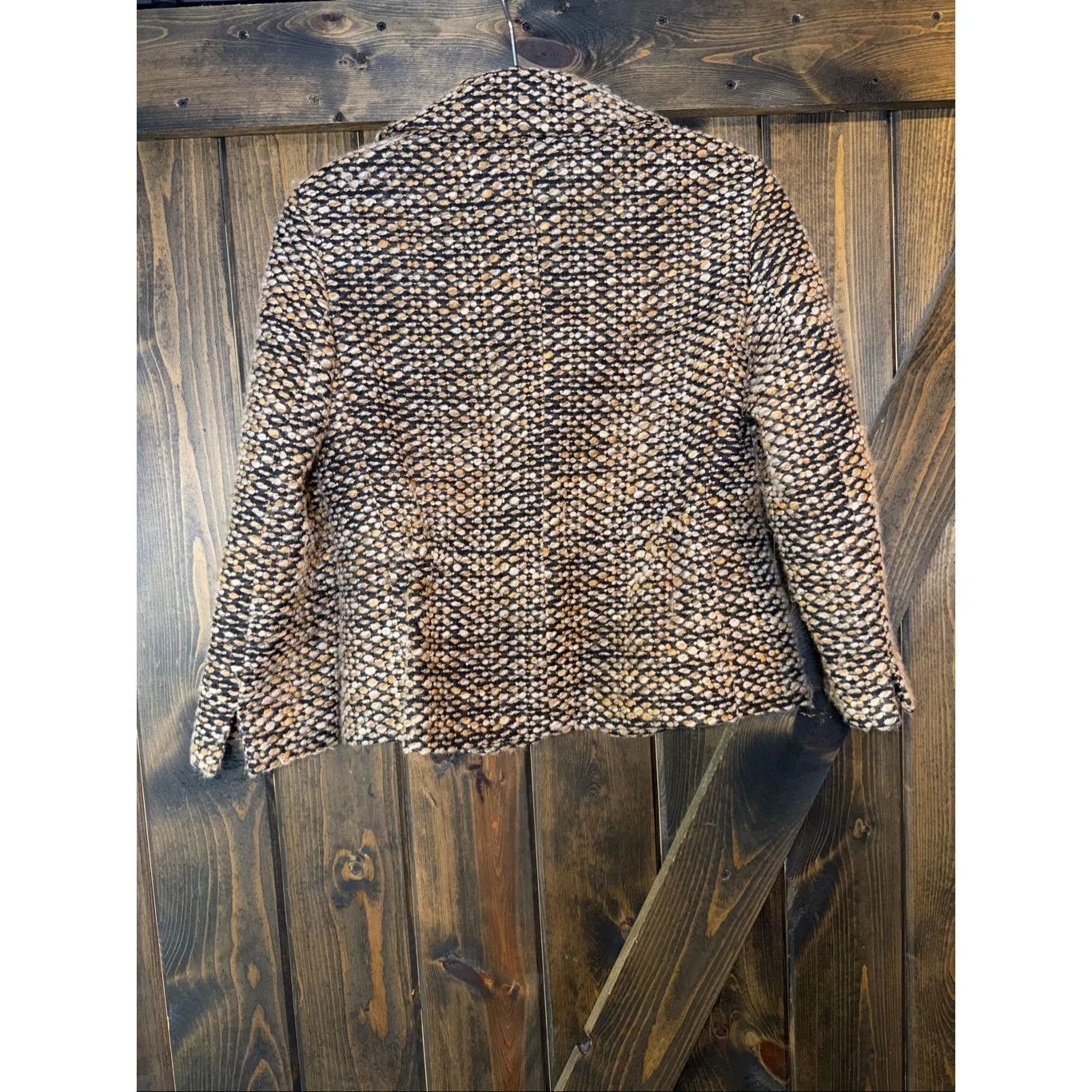 Akris Punto Wool Tweed Snap Button Up Jacket - Image 2