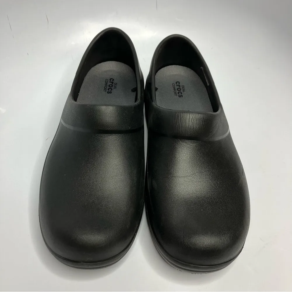 Crocs dual comfort clogs‎ black size 10 - Image 2