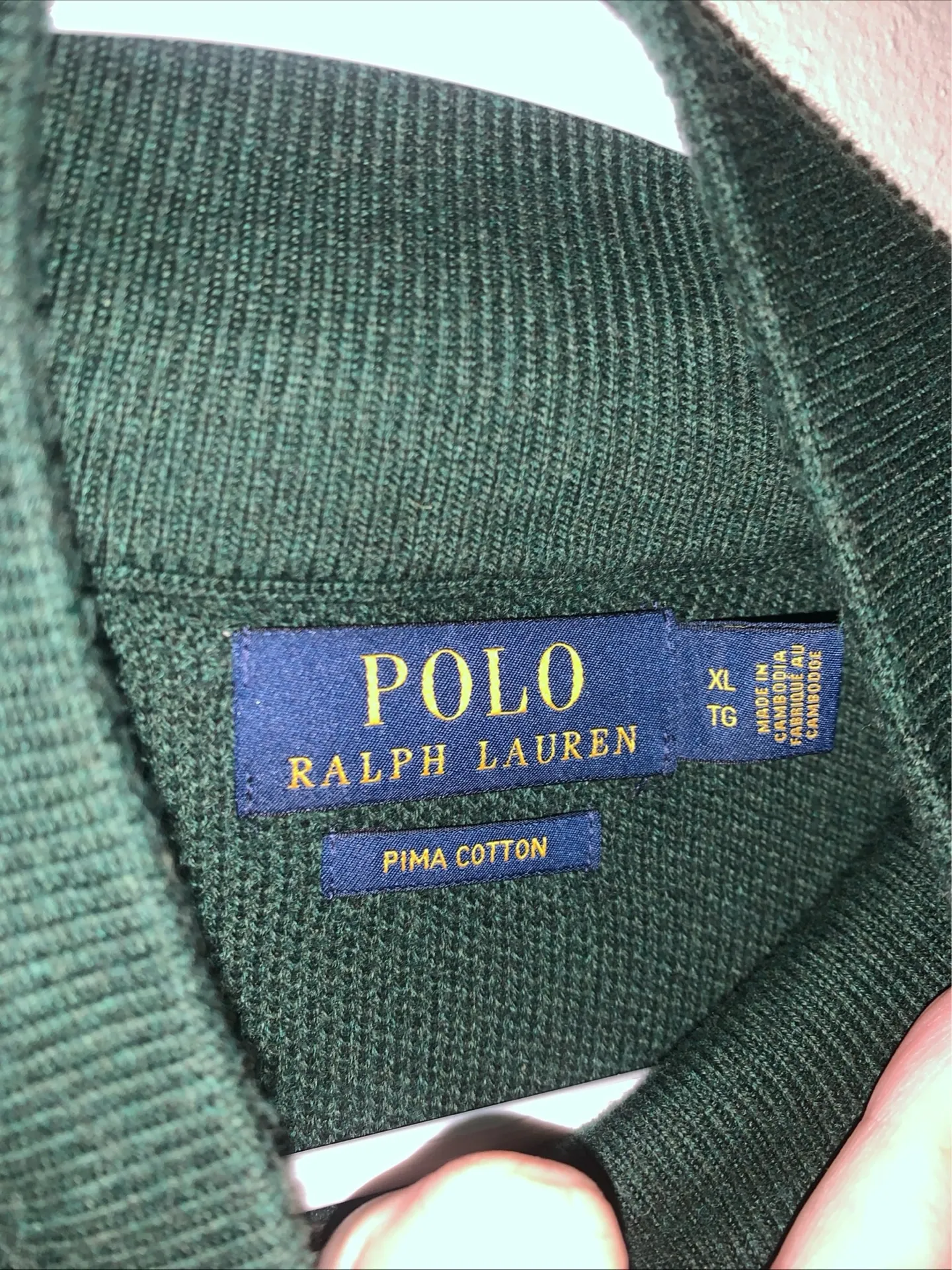 Polo Ralph Lauren Pima Cotton Quarter Zip   - Image 3