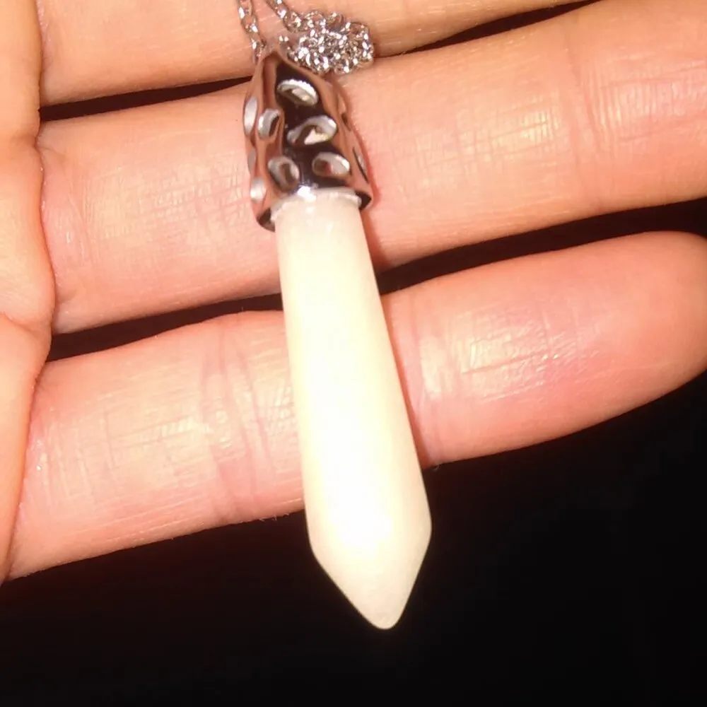 Glow in the Dark Stainless Steel Pendant Necklace - Image 8