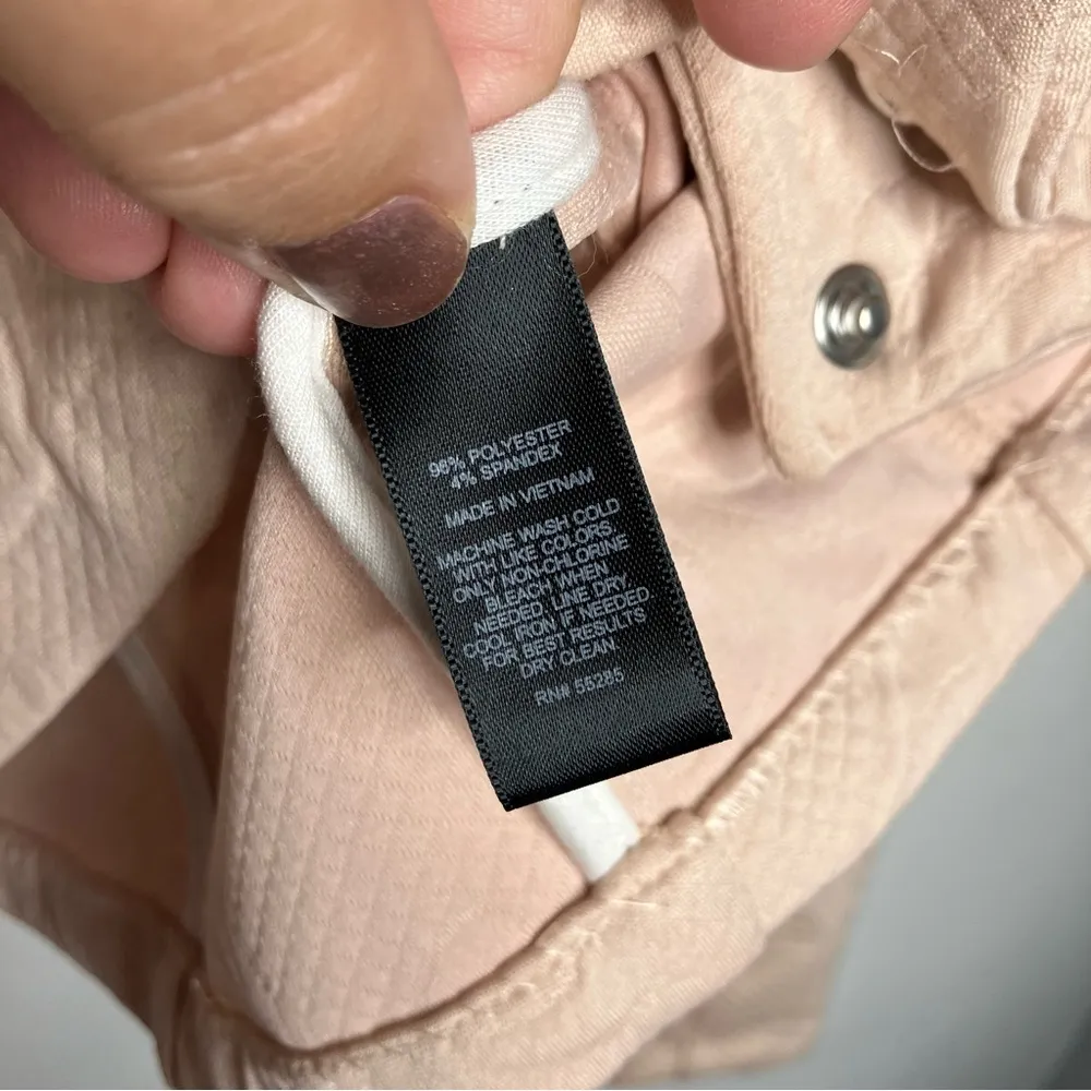 Express puff embossed Moto jacket neutral size XS - Image 8