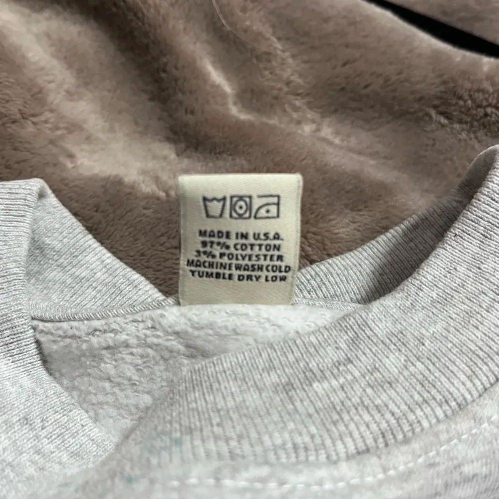 SPORTY & RICH I Just Melt Crewneck Sweatshirt Unisex Adult Sz Small. NWOT Gray - Image 5