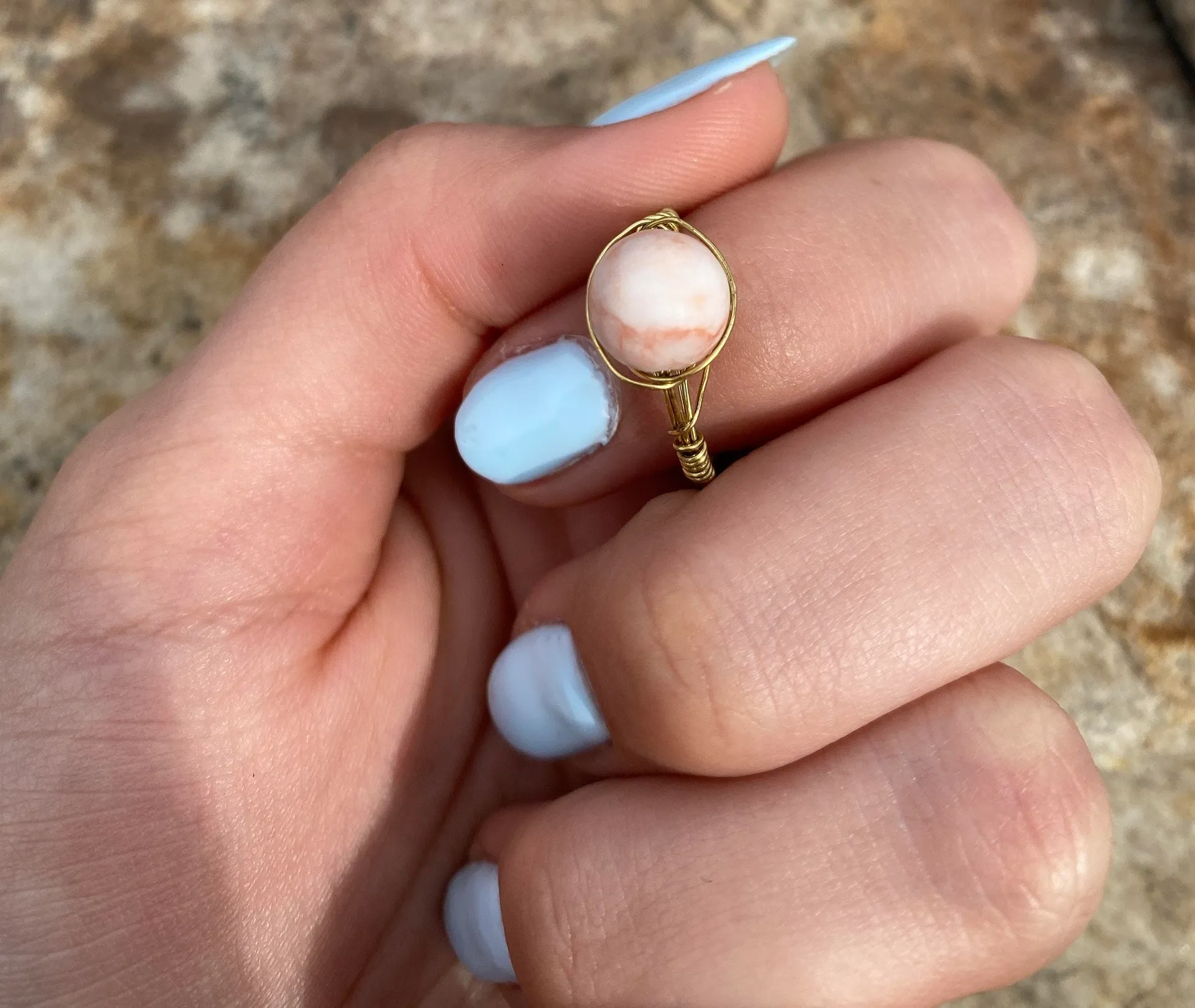 Marble Ring Pink - Image 2