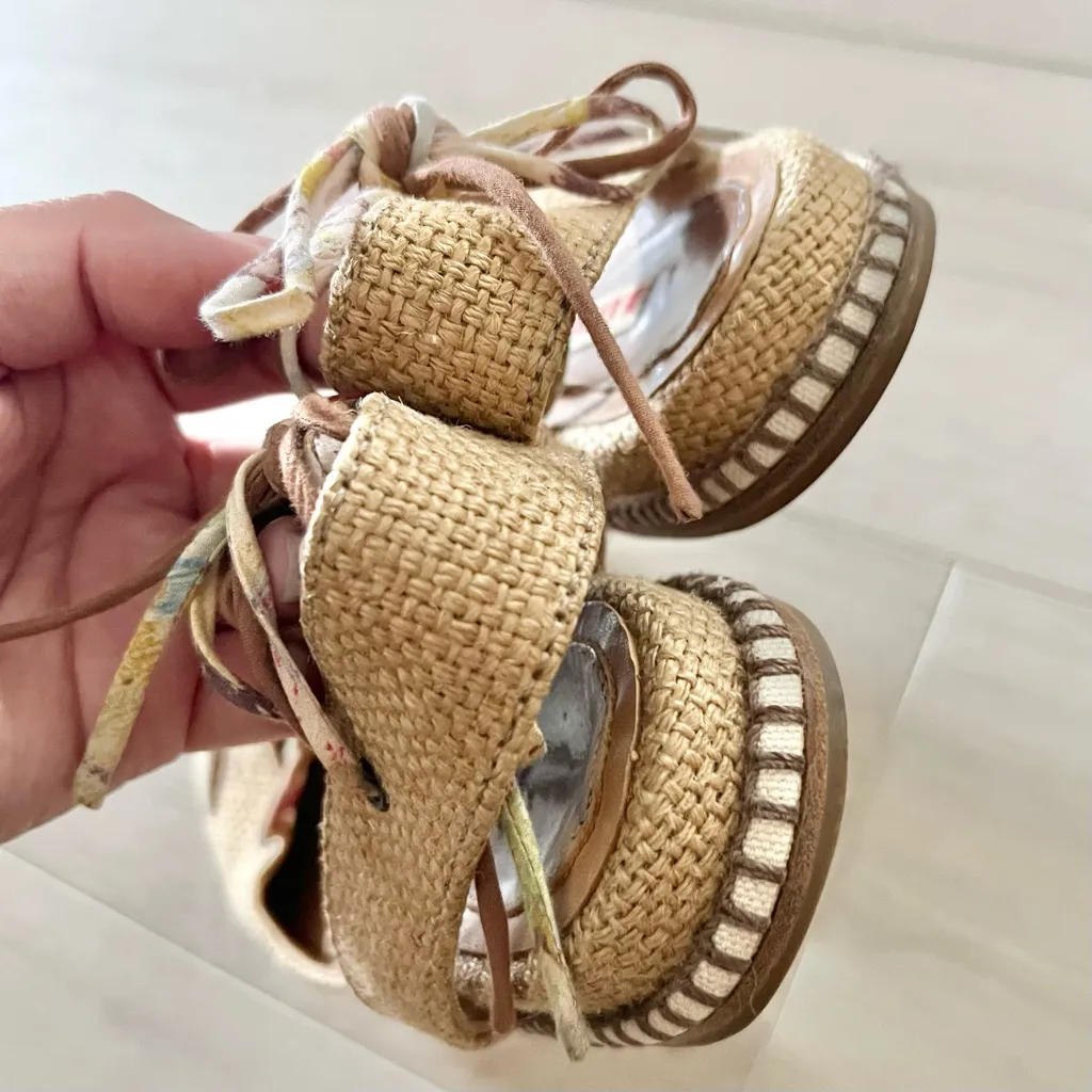 Marni Woven Ribbon Slipper Flats | Size EU 38.5 / US 8.5 Tan - Image 3