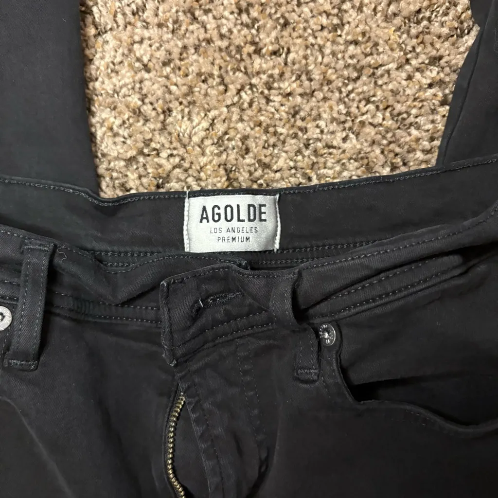 Agolde Black Skinny Jeans Size 29 - Image 2