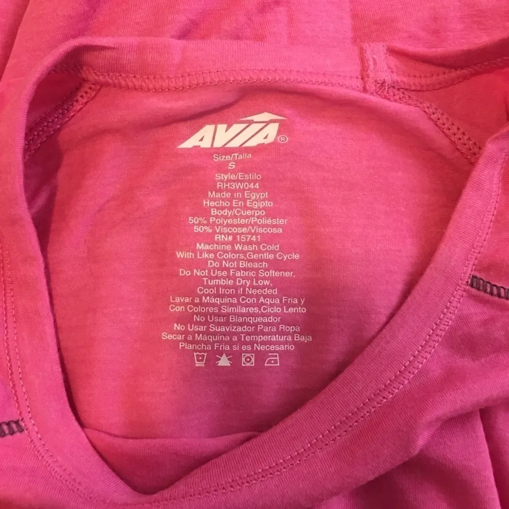 Avia Active wear Tees in pink Size Small - Image 5