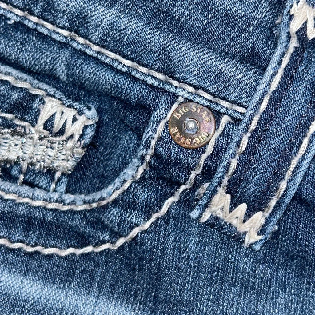 Big Star Women's Dark Blue Boot Cut Jeans - Image 7