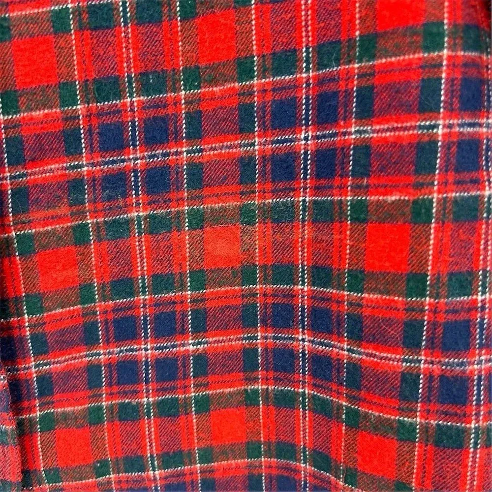 Lucky Brand Women's Plaid Flannel Button-Up Shirt Red Size S - Image 3
