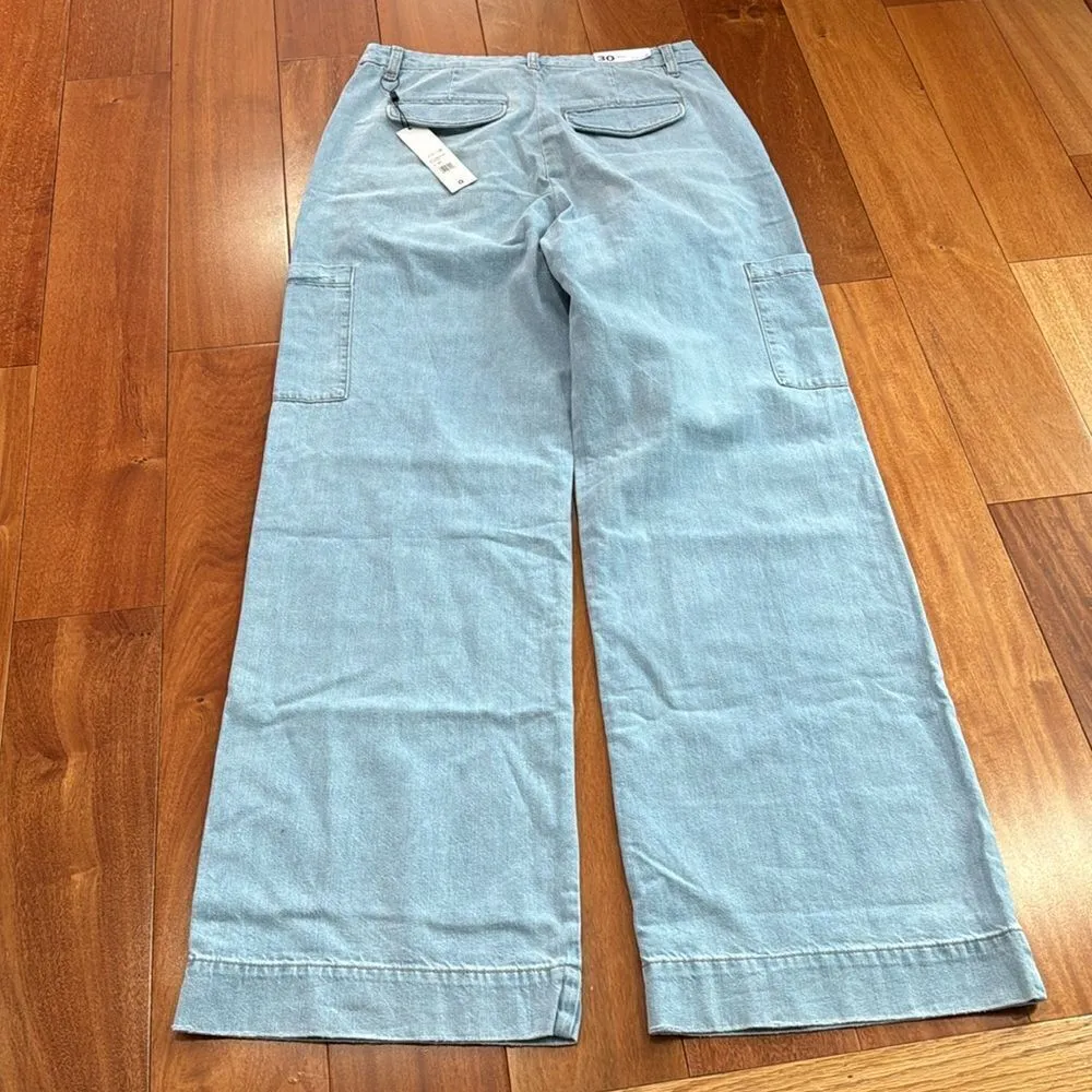 NWT Joe's‎ Women's Jeans The Petra Natural Wide Leg Cargo Jeans size 30 - Image 8
