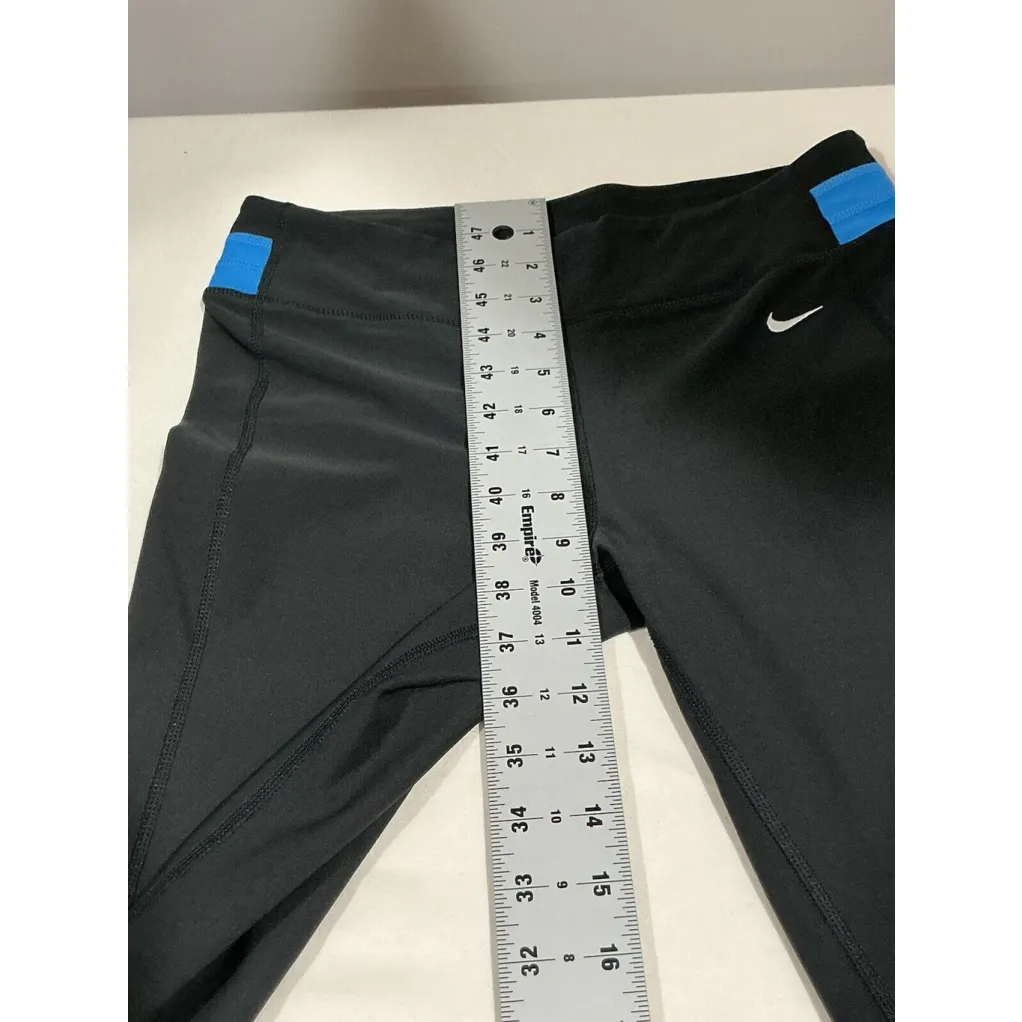 Woman’s Nike Dri Fit Small Black Crop Active Pants - Image 5