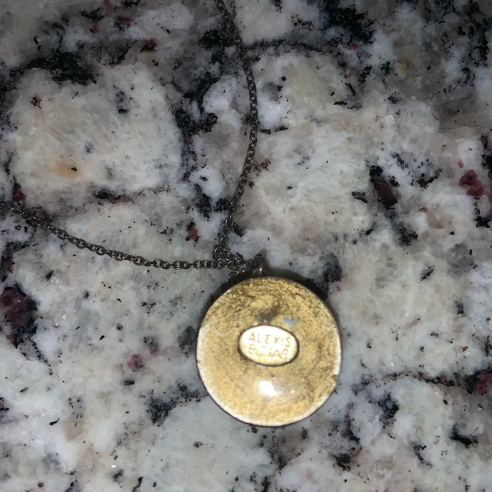 Alexis Bittar Oval amber Lucite Pendant Necklace sterling silver pearls fall - Image 11