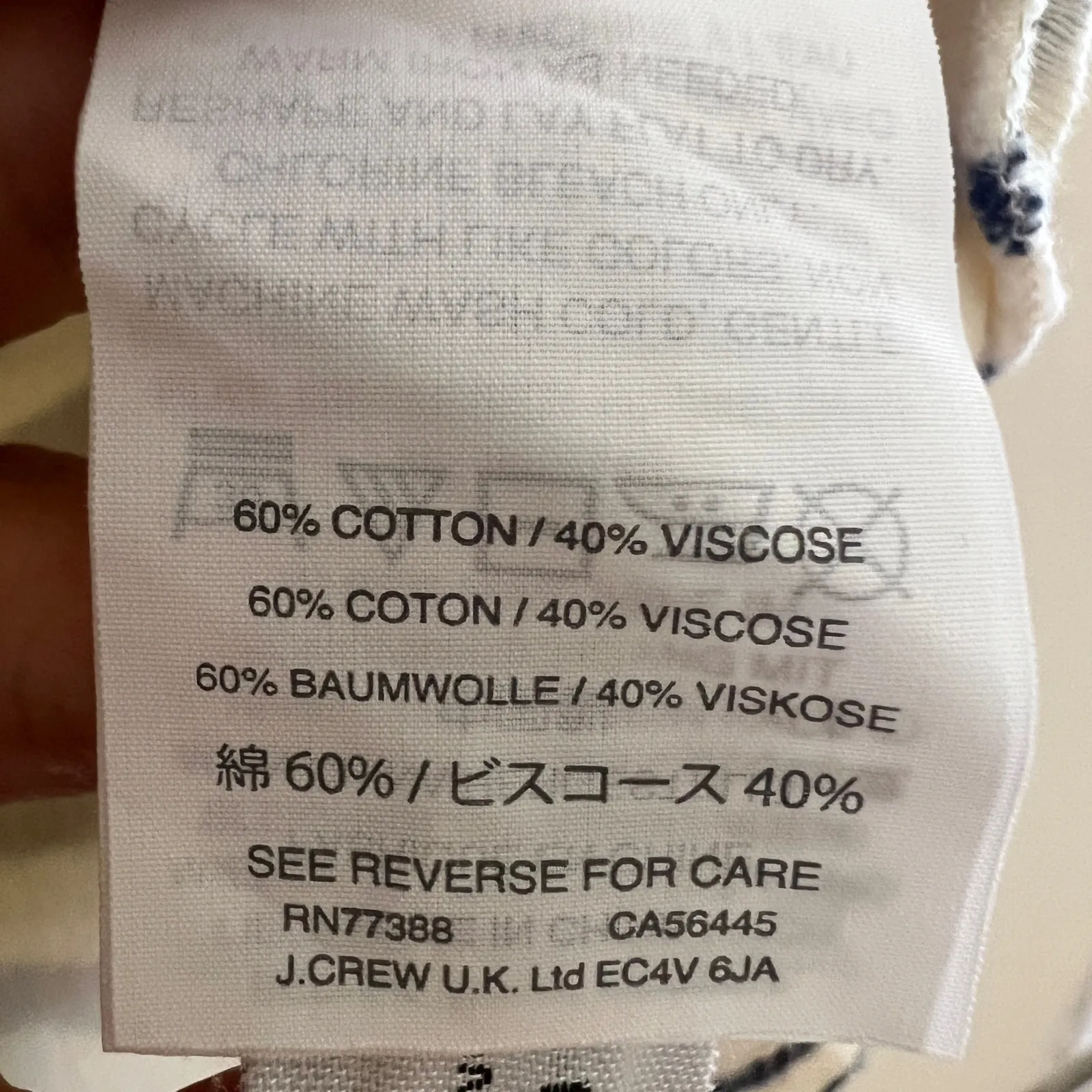 Madewell Striped White & Navy Blue Cropped Turtleneck Sweater Size XS - Image 5