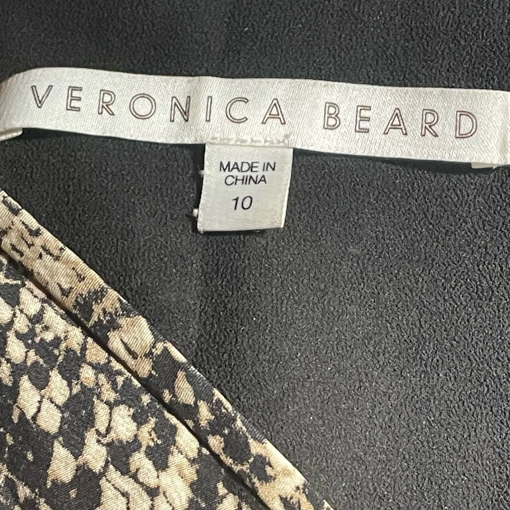 Veronica Beard Black and Cream Patterned Piece - Image 4