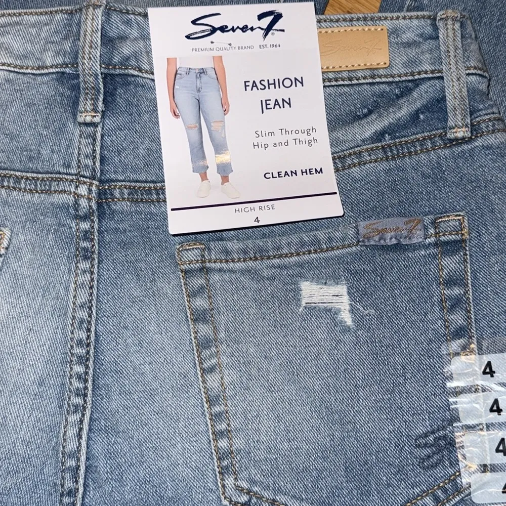 Seven7 The Soho High Rise Straight Jean - Image 6