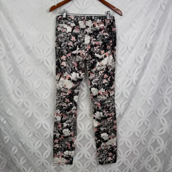 Club Monaco Sonica Botanical Floral Stretch Size‎ 2 Skinny Jeans - Image 5