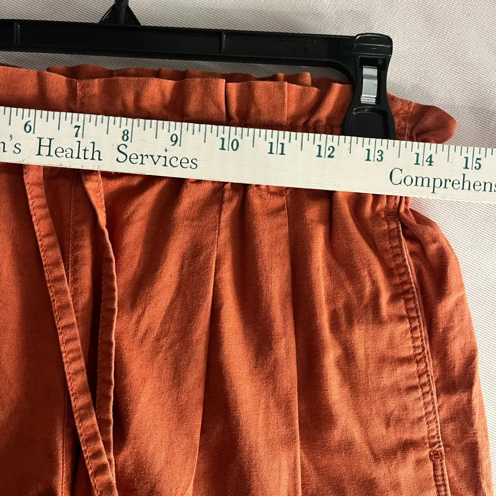 Uniqlo Women's High Waist Rust Shorts - Image 7