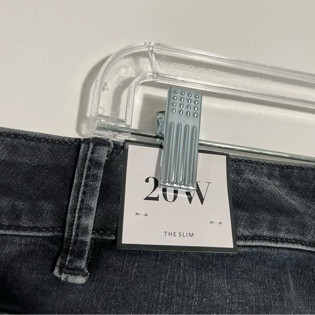 White House Black Market Plus Slit Hem Slim‎ Jeans Size 20W - Image 10