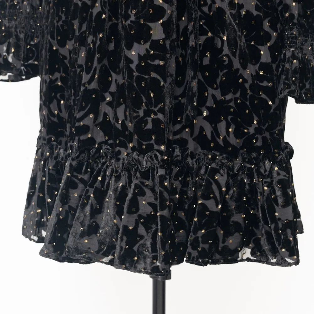 Alex Marie Skyler -  Velvet Smocked Cocktail Dress - Image 8