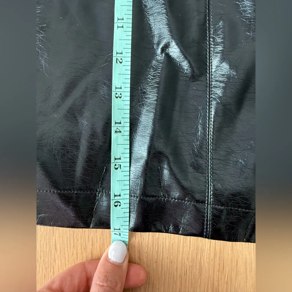 Abercrombie & Fitch faux leather Black skirt NWT Size Medium 2023 - Image 7