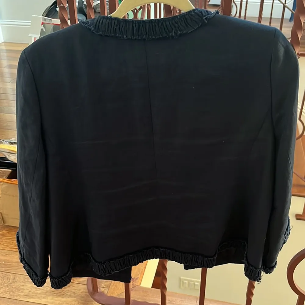 Michael Kors | Linen Blazer 10P Navy Blue - Image 5