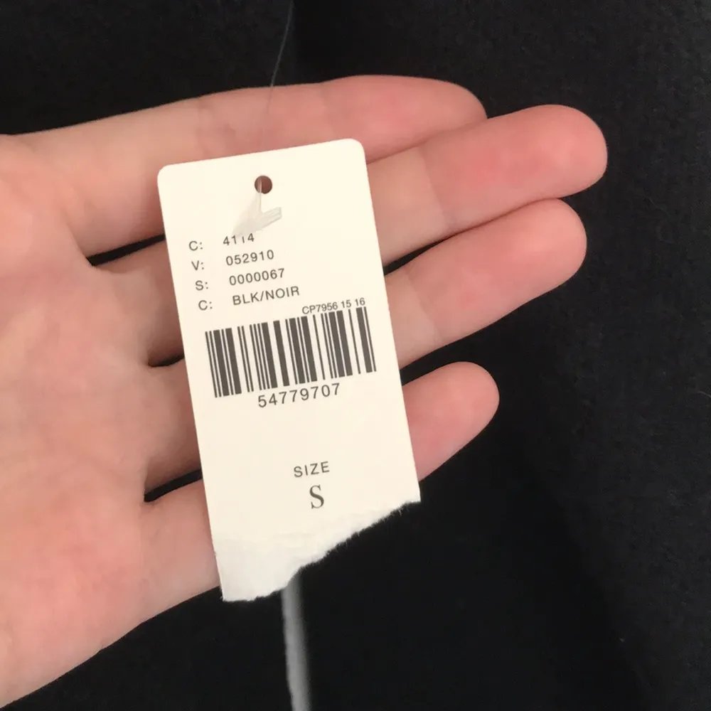 Anthropologie Joy Fringe Black Sweater NEW - Image 3