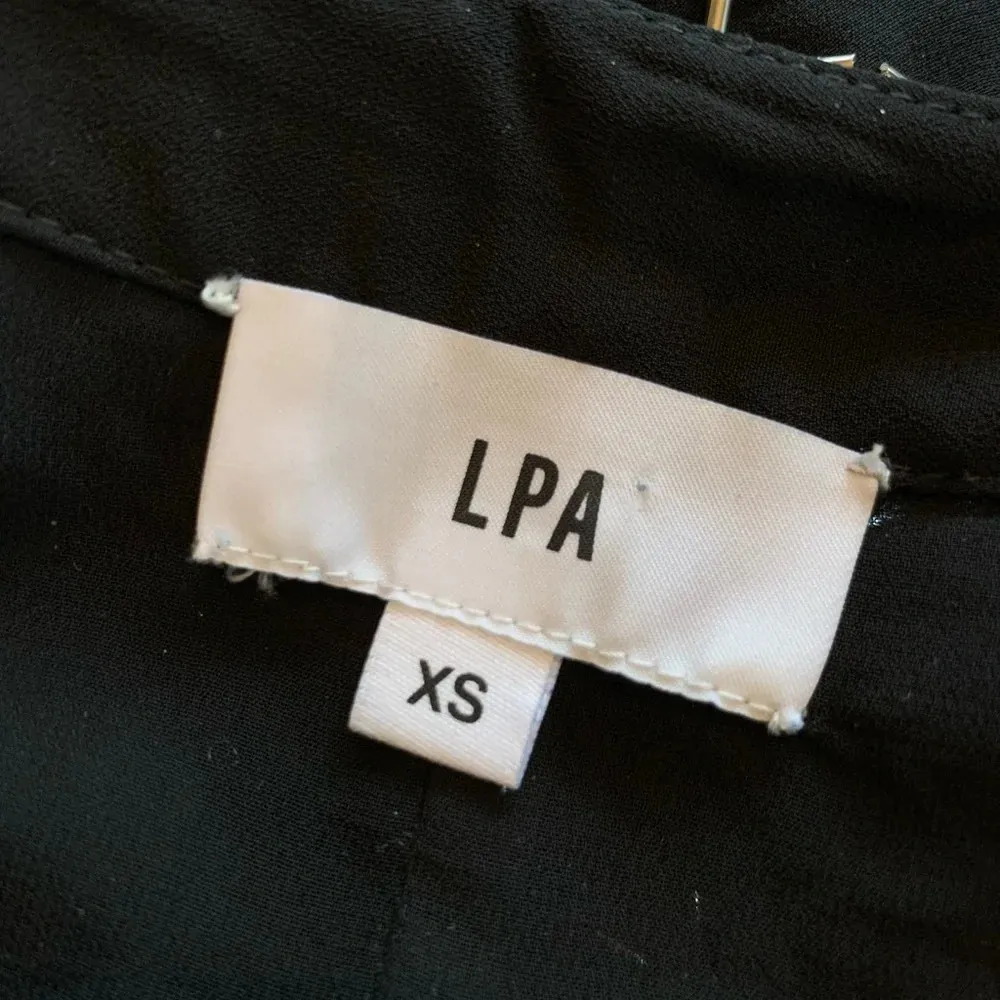 LPA Revolve Beaded Cropped Party Holiday Pant in Black Gunmetal Size XS - Image 11