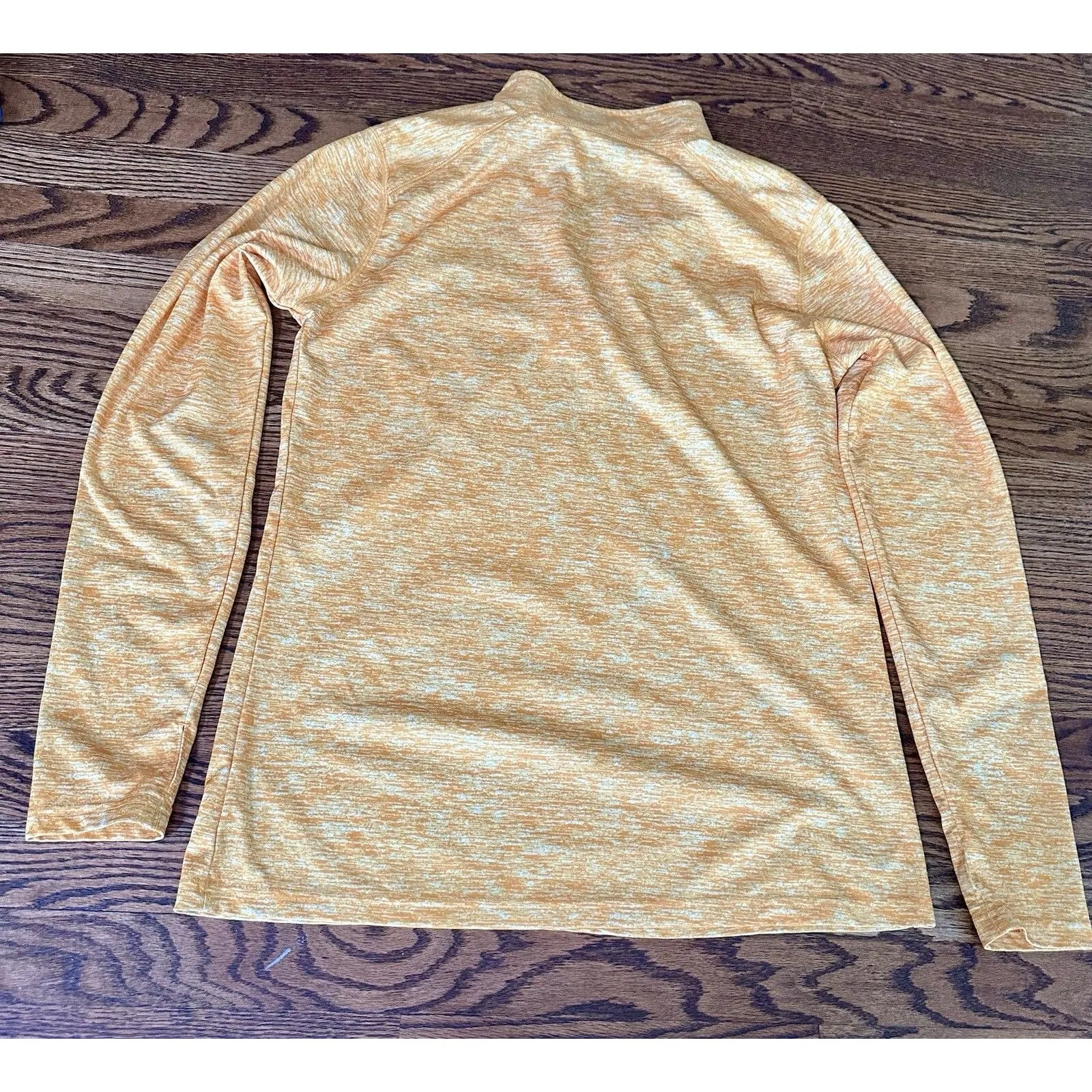 Badger Sport Pitt State Womens Yellow Long Sleeve Shirt Size L Thumbhole 1/4 Zip Size L - Image 8