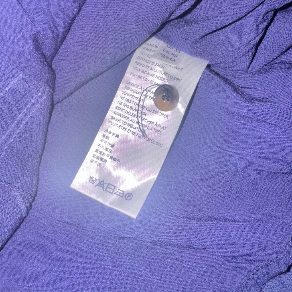 Anthropologie Maeve Blue Aria Plaid Textured Midi Dress Shirtdress Chic
Xsmall - Image 7