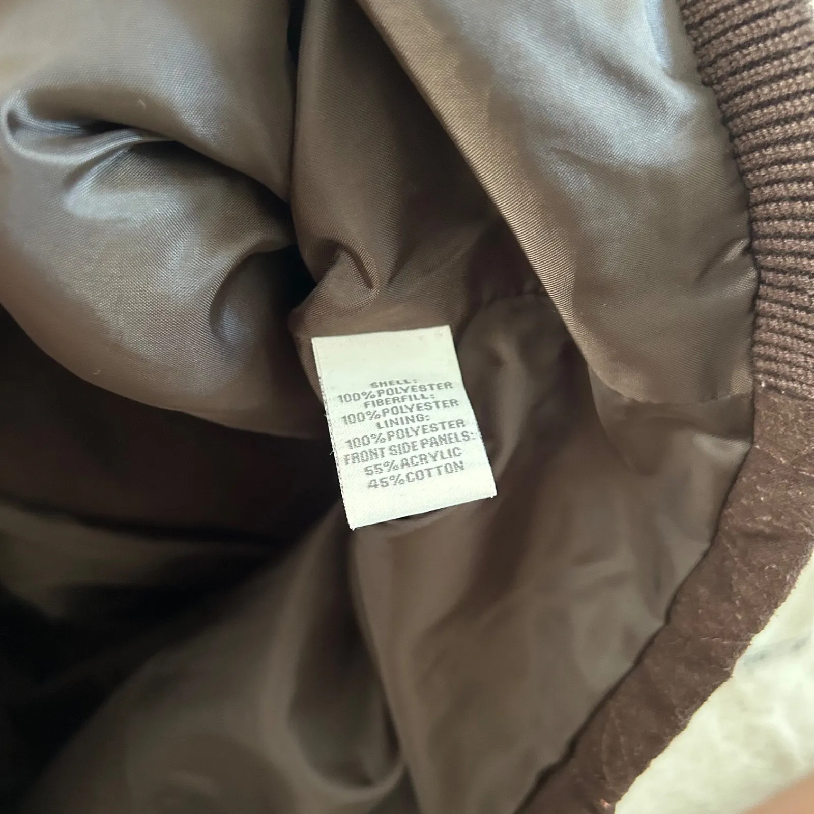 Women's Relativity Sz S Brown Full Zip Two Pocket Vest Suede Soft Preppy Look - Image 5