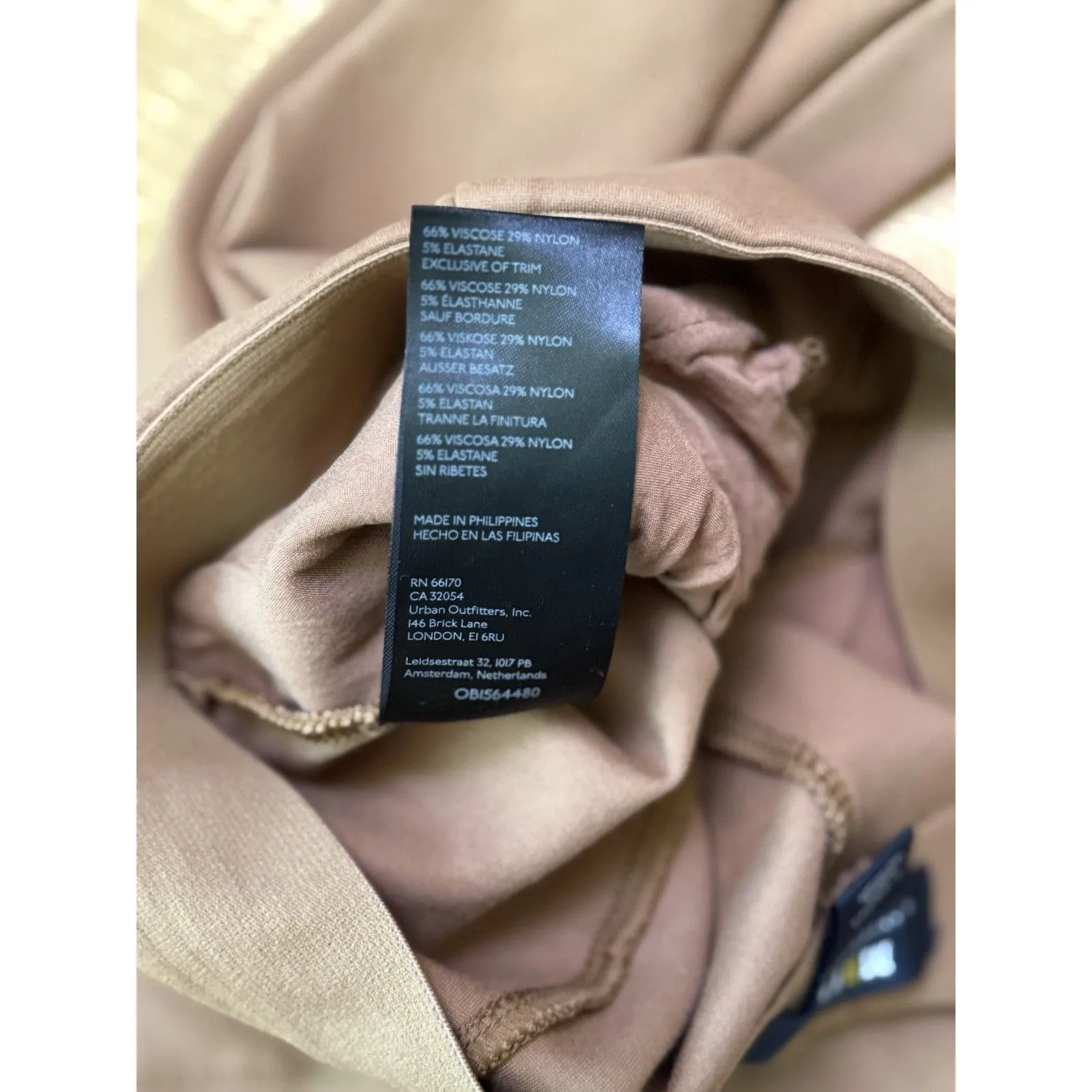 Maeve by Anthropologie Women's Kick Flare Pull On Dress Pants Camel Tan Size XS - Image 13