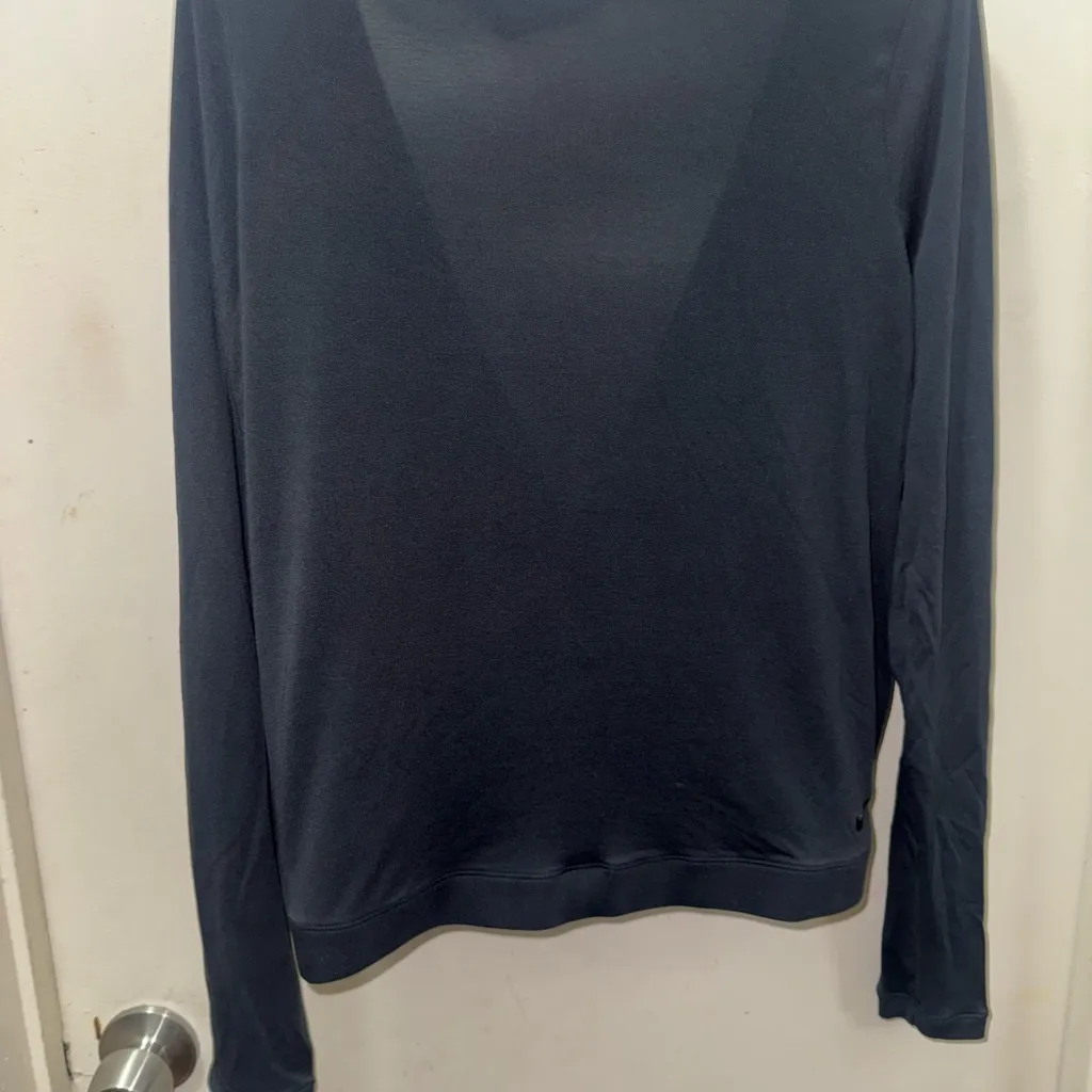 Nike Elegant Black Wrap Top - Image 3