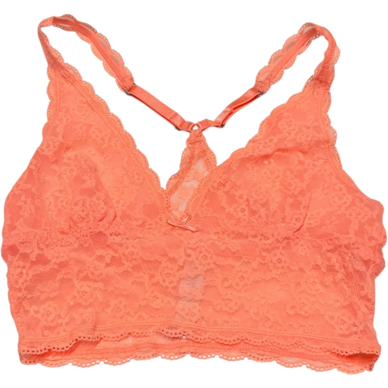 Victoria's Secret Lace Bralette Orange Medium - Image 5