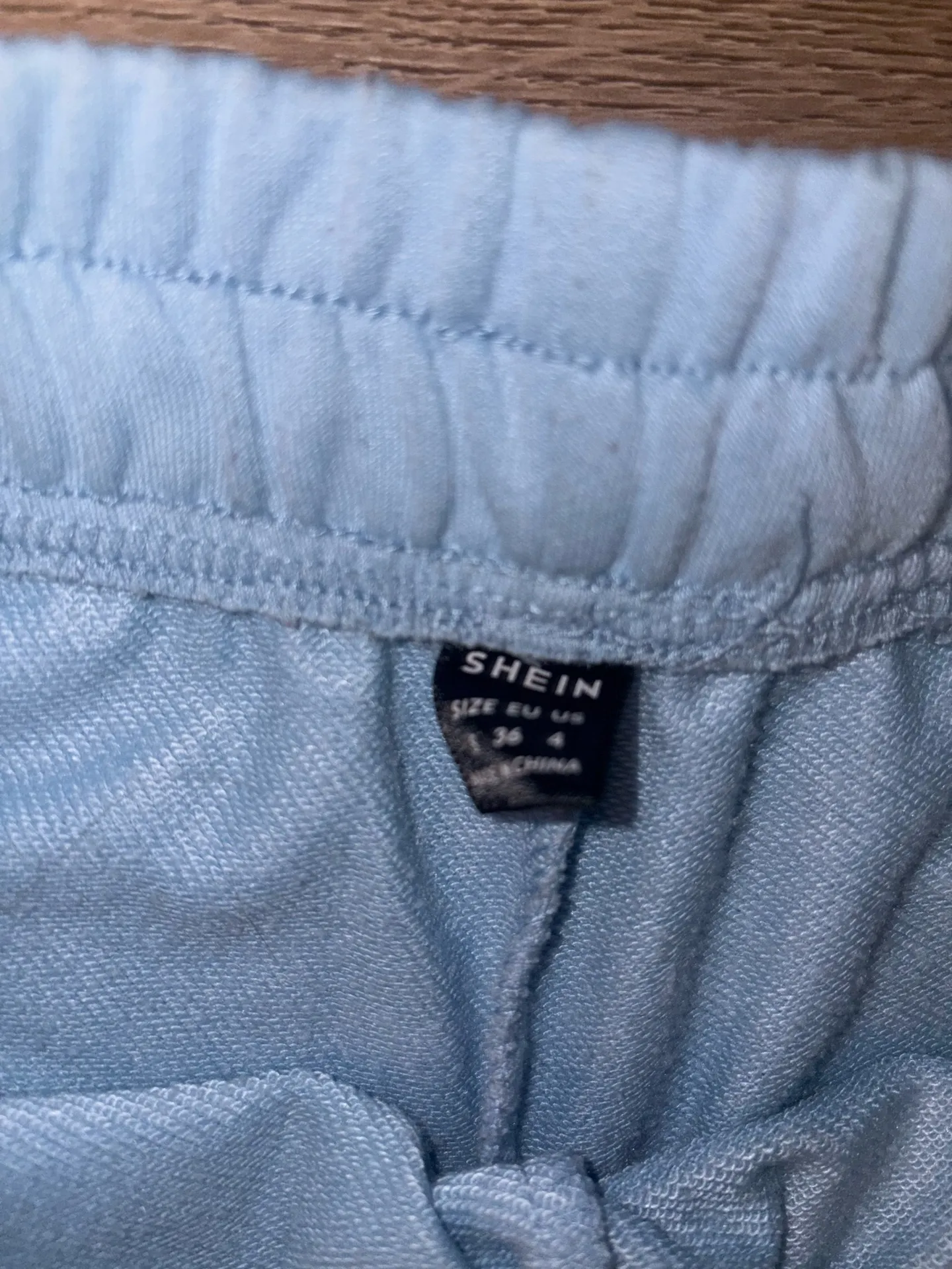 Shein Light Blue Sweatshorts Size Small - Image 3