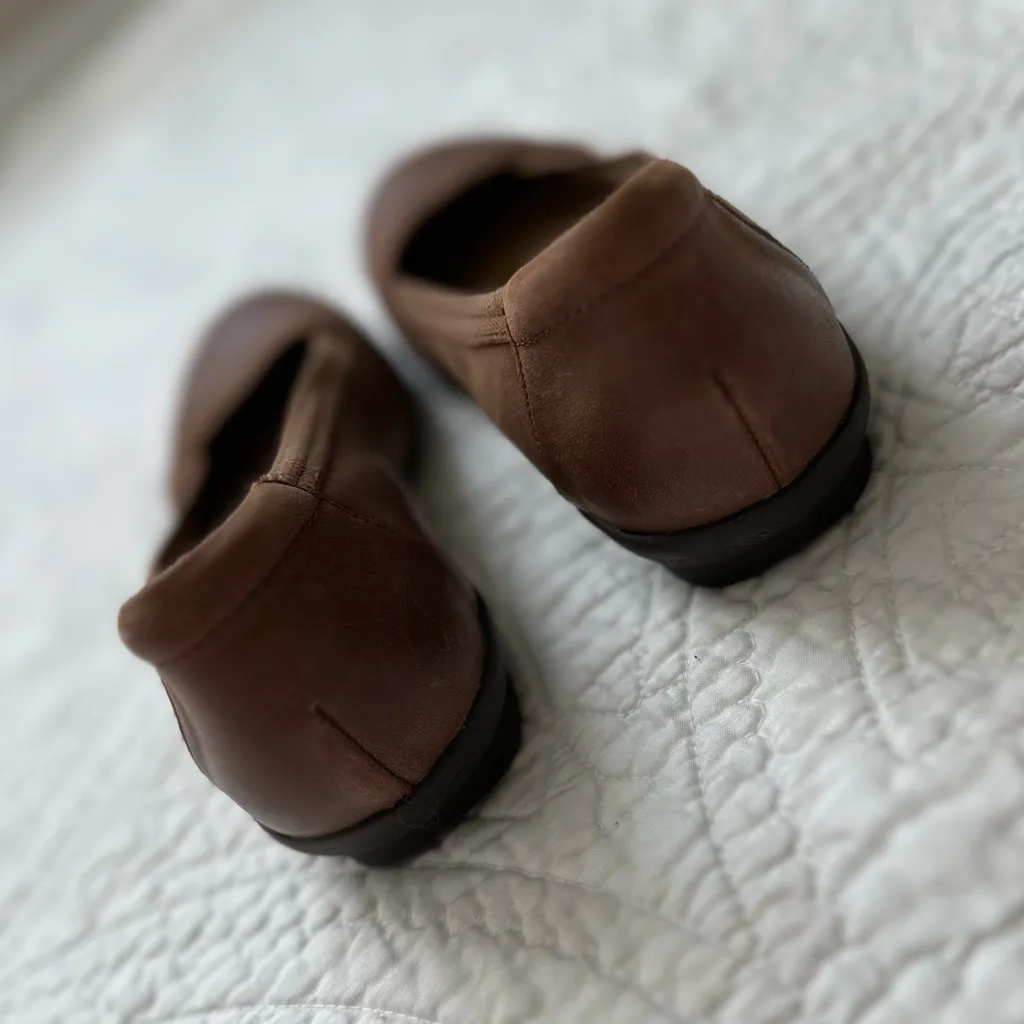 Clarks Women's Sara Erin Ballet Flat - Tan Leather Size 7 - Image 5