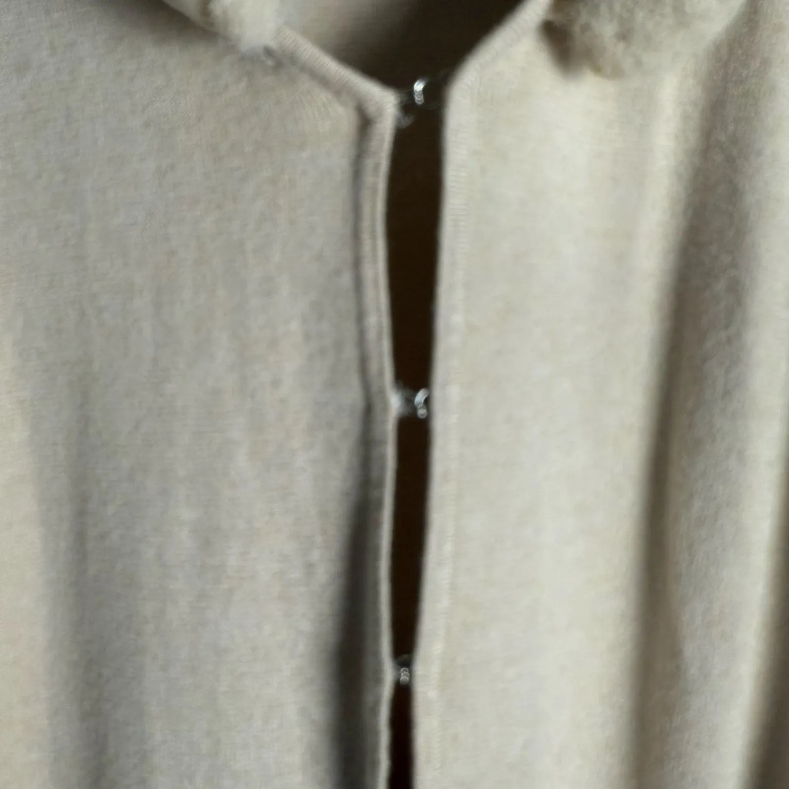 Ashley Park Cream Long Knit Faux Fur Trim Midi Cardigan Sweater Size XL - Image 14