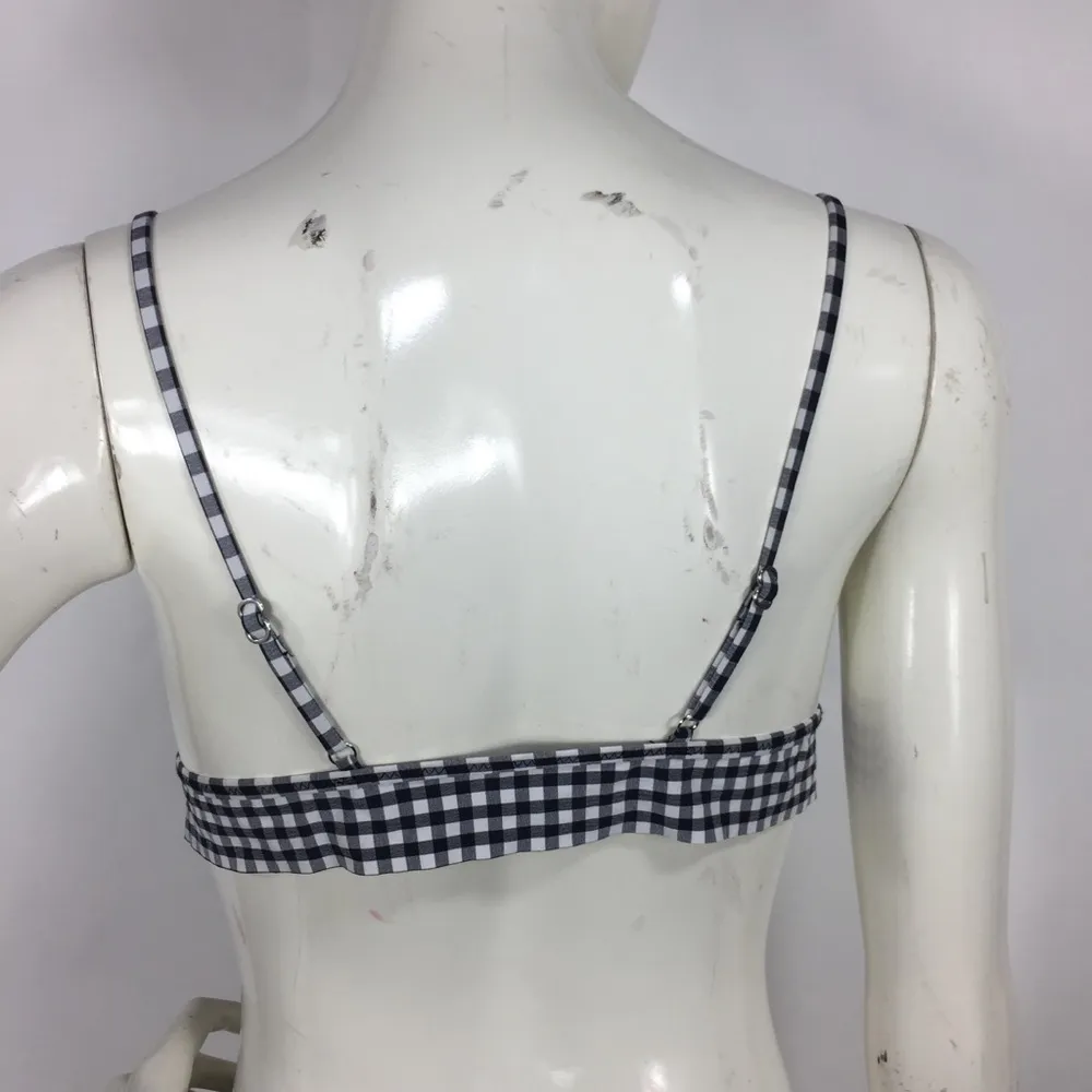 Topshop  Gingham Fromt Clasp Ruffle Bikini top - Image 13